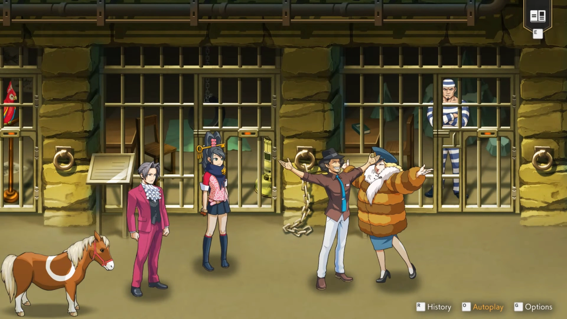 Фифи и Эдди обнимаются.