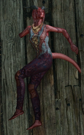 Тело мертвого тифлинга BG3