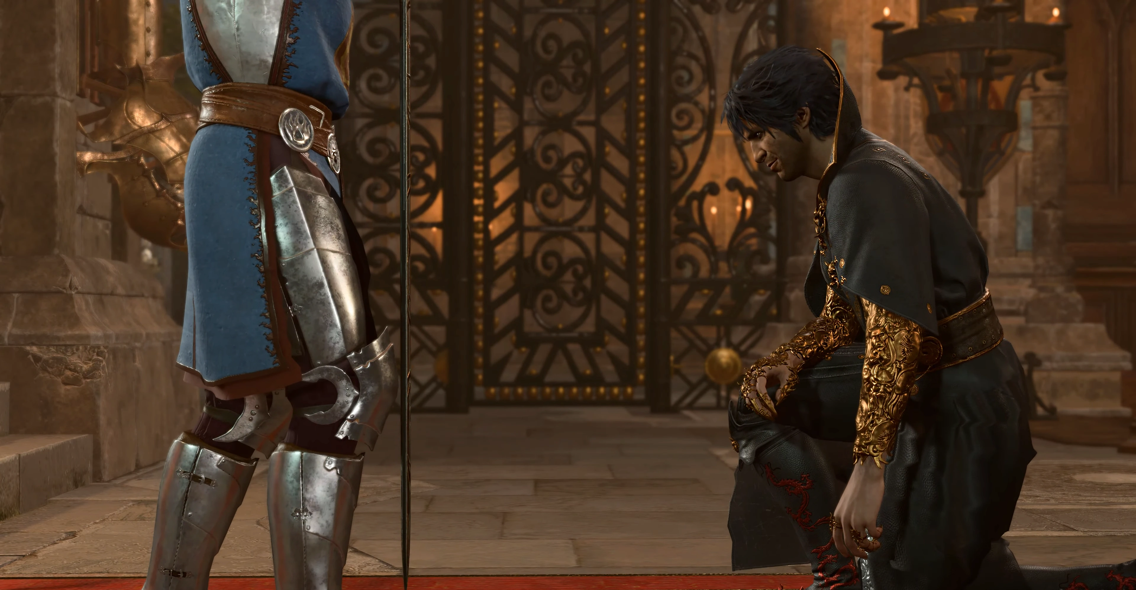 Горташ даёт присягу Улдеру Рейвенгарду.