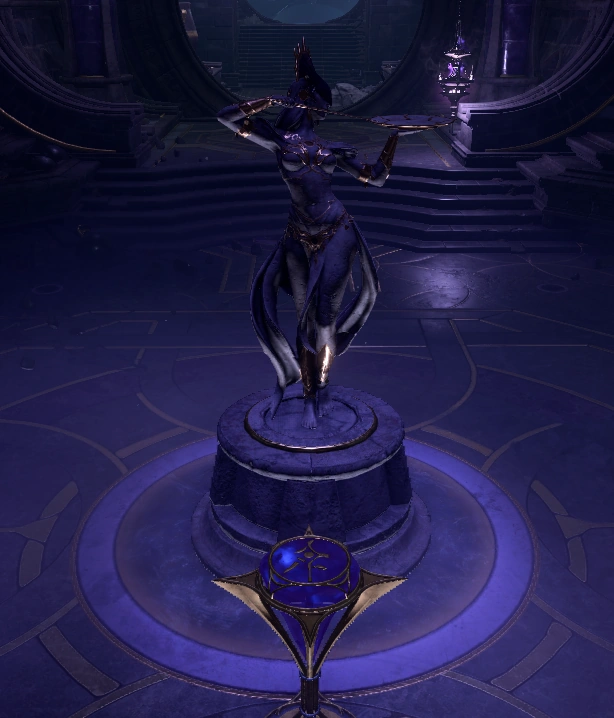 Статуя Шар с постаментом