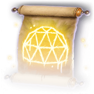 Scroll of Globe of Invulnerability Faded