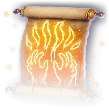 Scroll of Burning Hands Faded