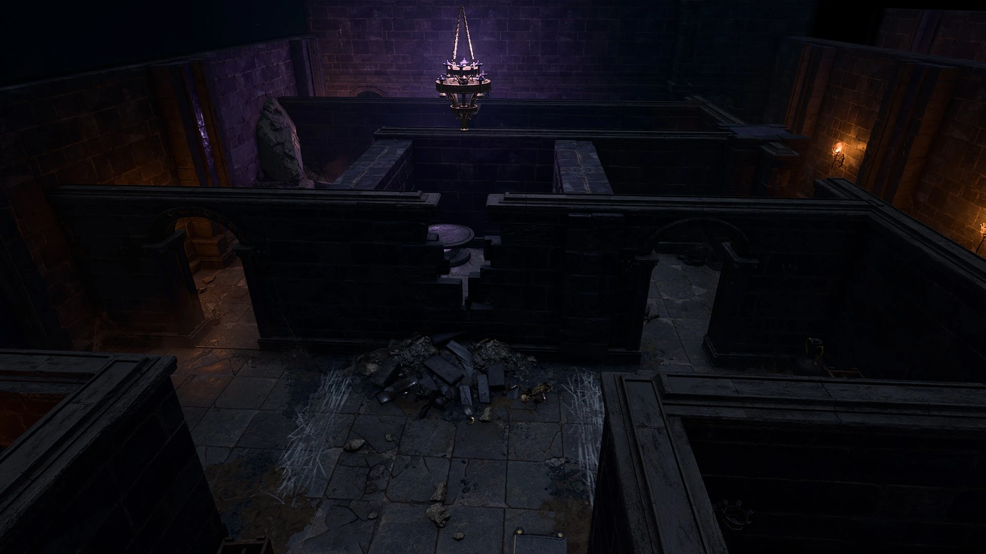 Вид на лабиринт Испытания мягкого шага