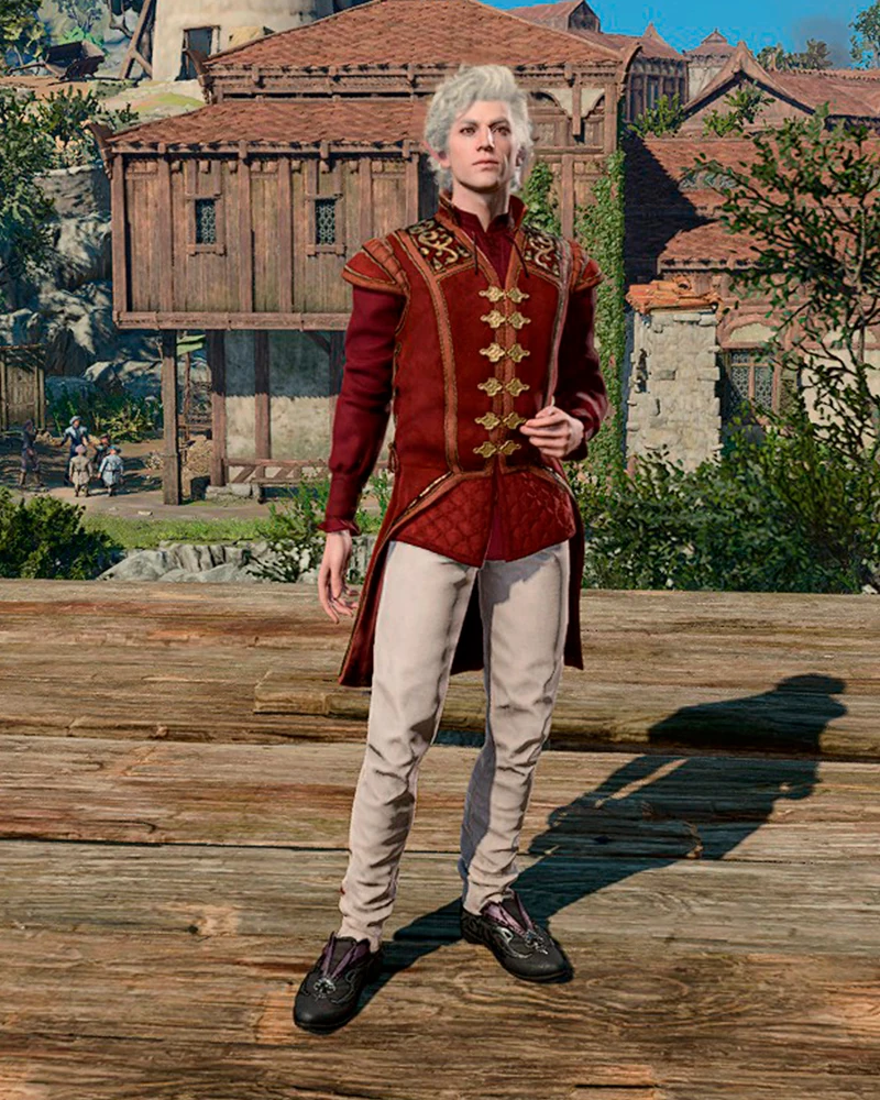 Великолепный красный наряд