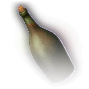 ALCH Wine Bottle A Faded