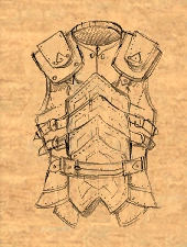 Leather Armor 2B3 item artwork BG2