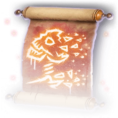 Scroll of Disintegrate Faded