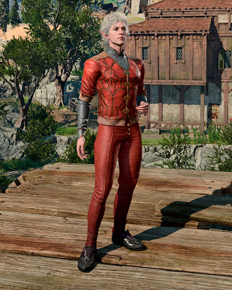 Лихой бронзово-красный наряд