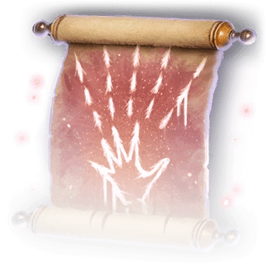 Scroll of Colour Spray Faded