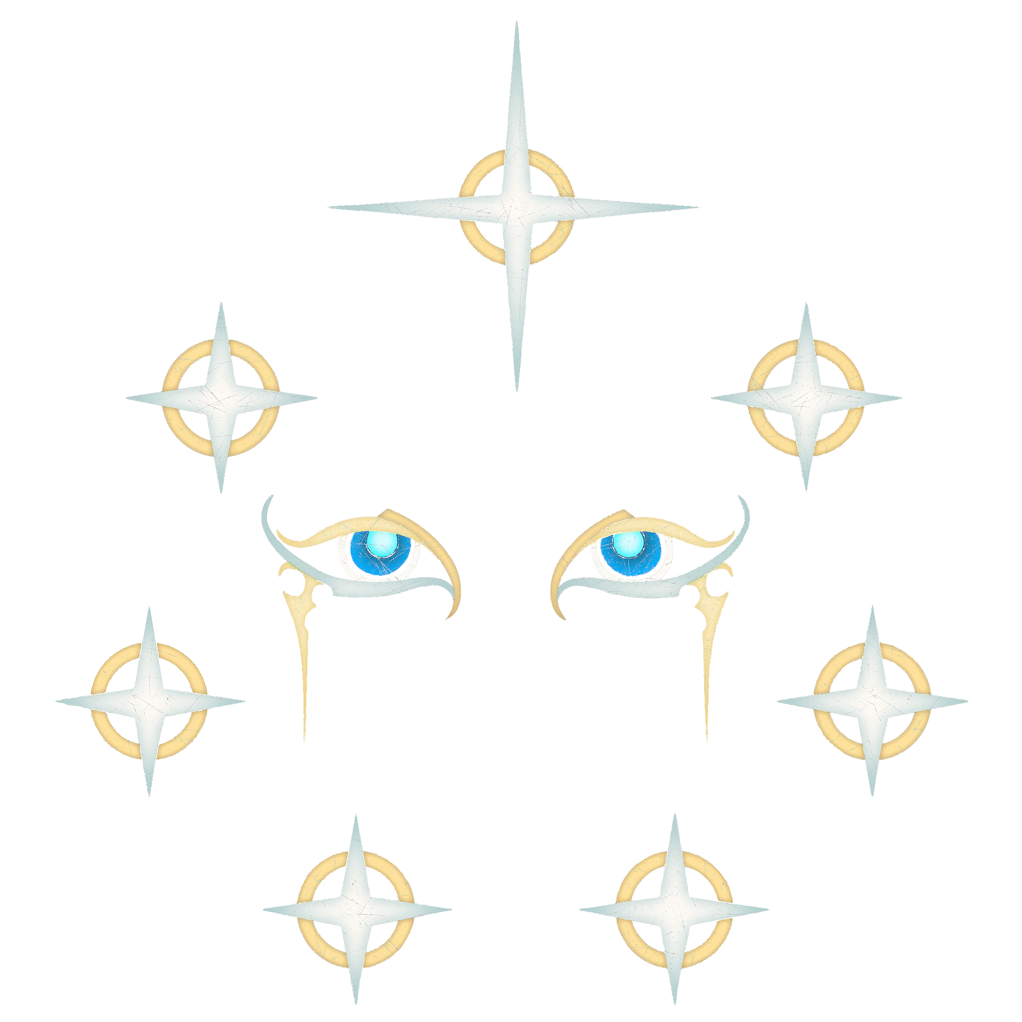 Символ Селунэ BG3 фреска