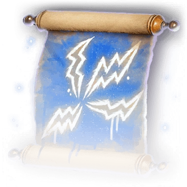Scroll of Chain Lightning Faded