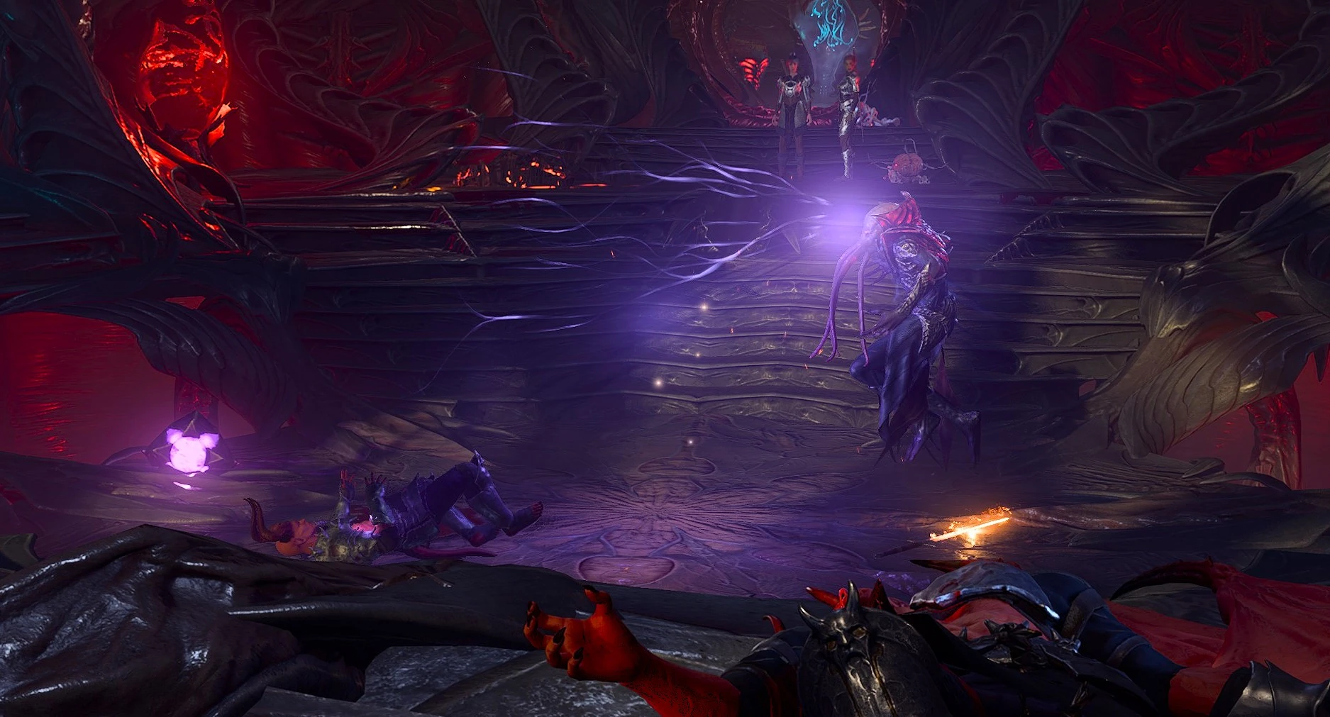 Иллитид сражается с 