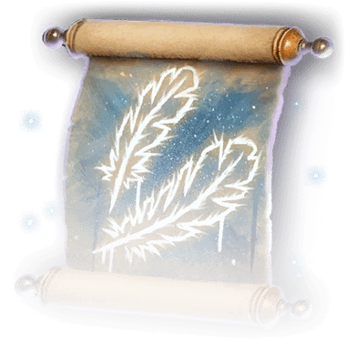 Scroll of Feather Fall Faded