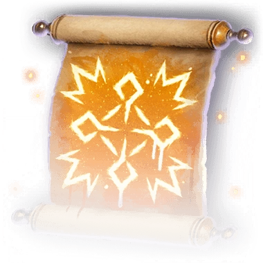 Scroll of Glyph of Warding Faded