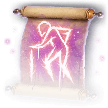 Scroll of Ray of Enfeeblement Faded