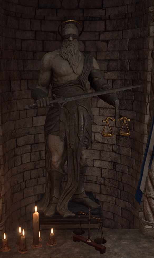 Статуя Тира BG3