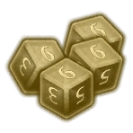 Иконка Кубик 4d6 луч