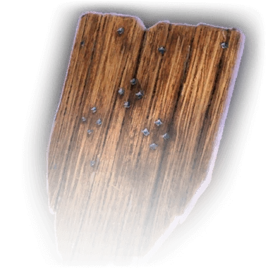 Wooden Shield Icon