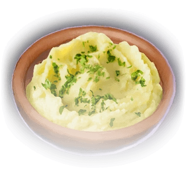 Рассыпанное картофельное пюре