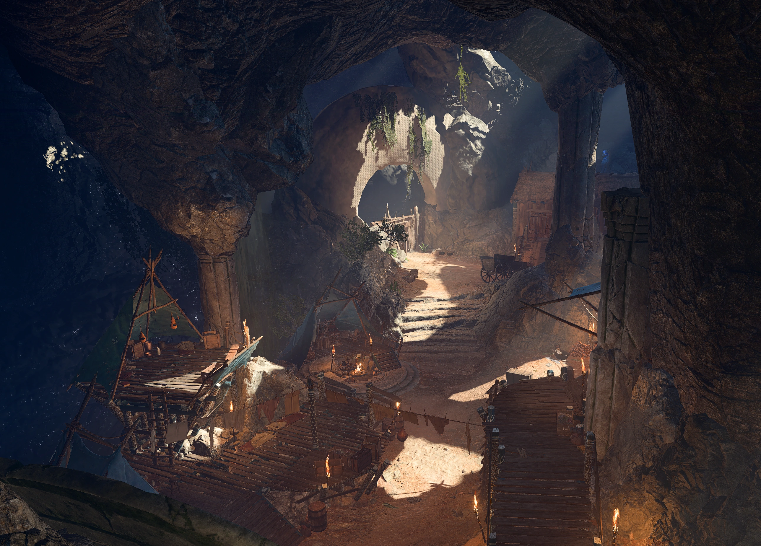 Вид на вход в тюрьму в Каменном зале