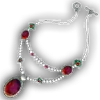 Amulet Necklace E Pearl C Unfaded