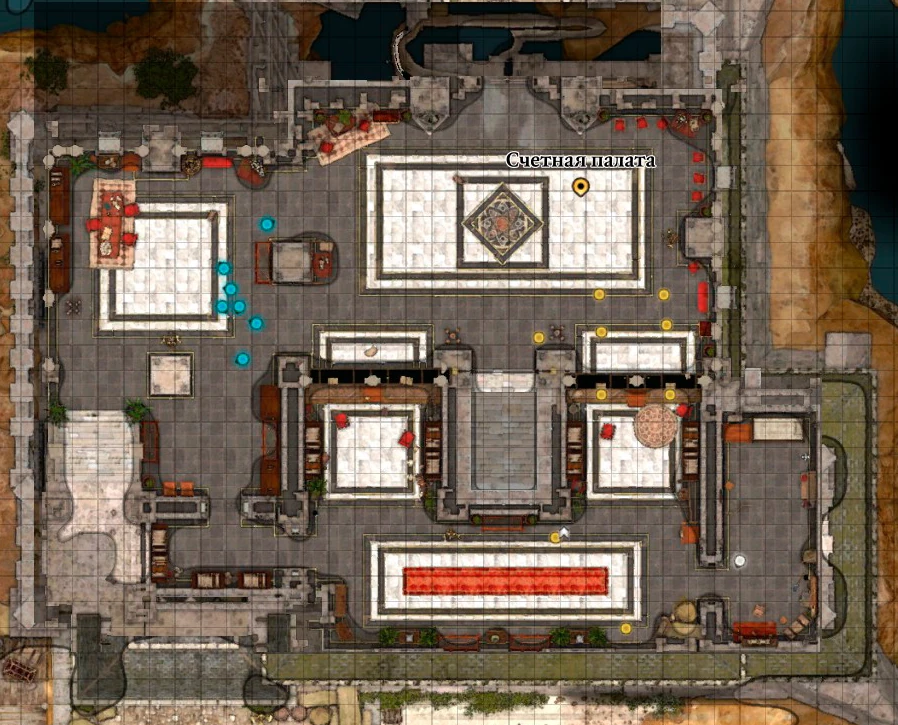 Карта главного этажа