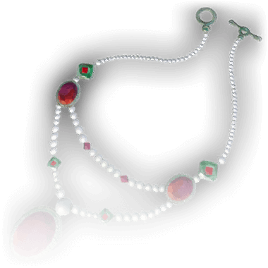 Amulet Necklace E Pearl C Faded