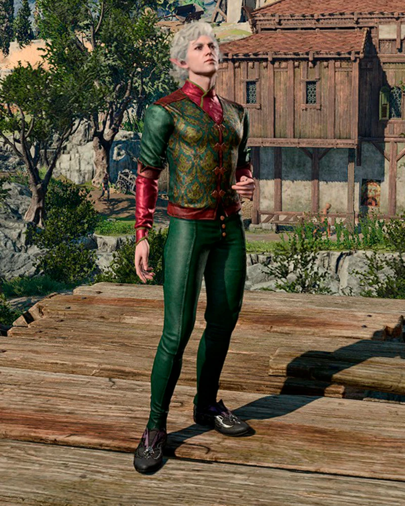 Торжественный зеленый наряд