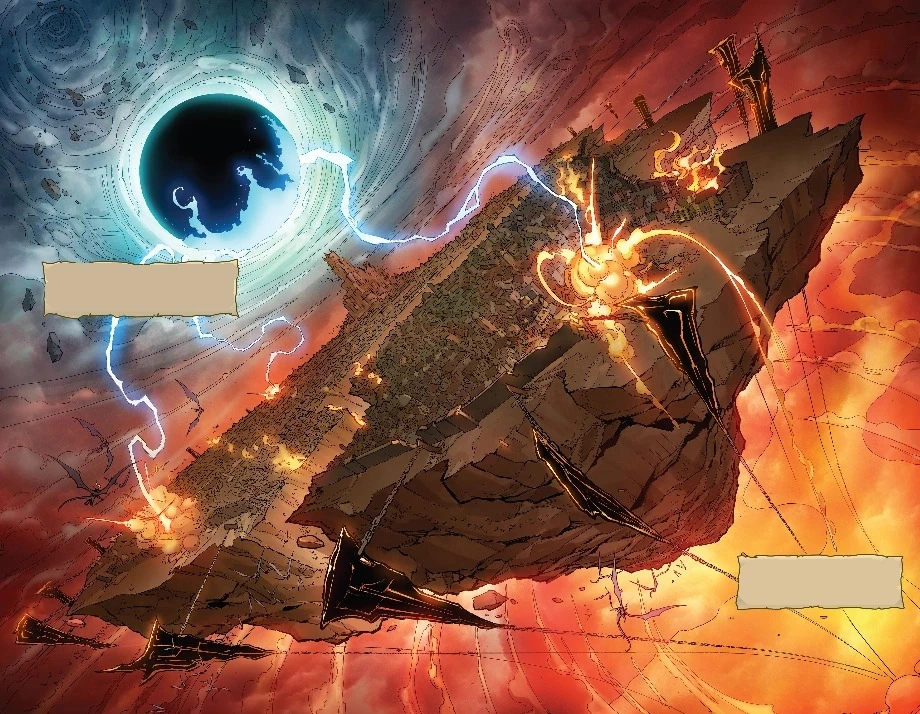 Второе солнце поглощает Элтуриэль