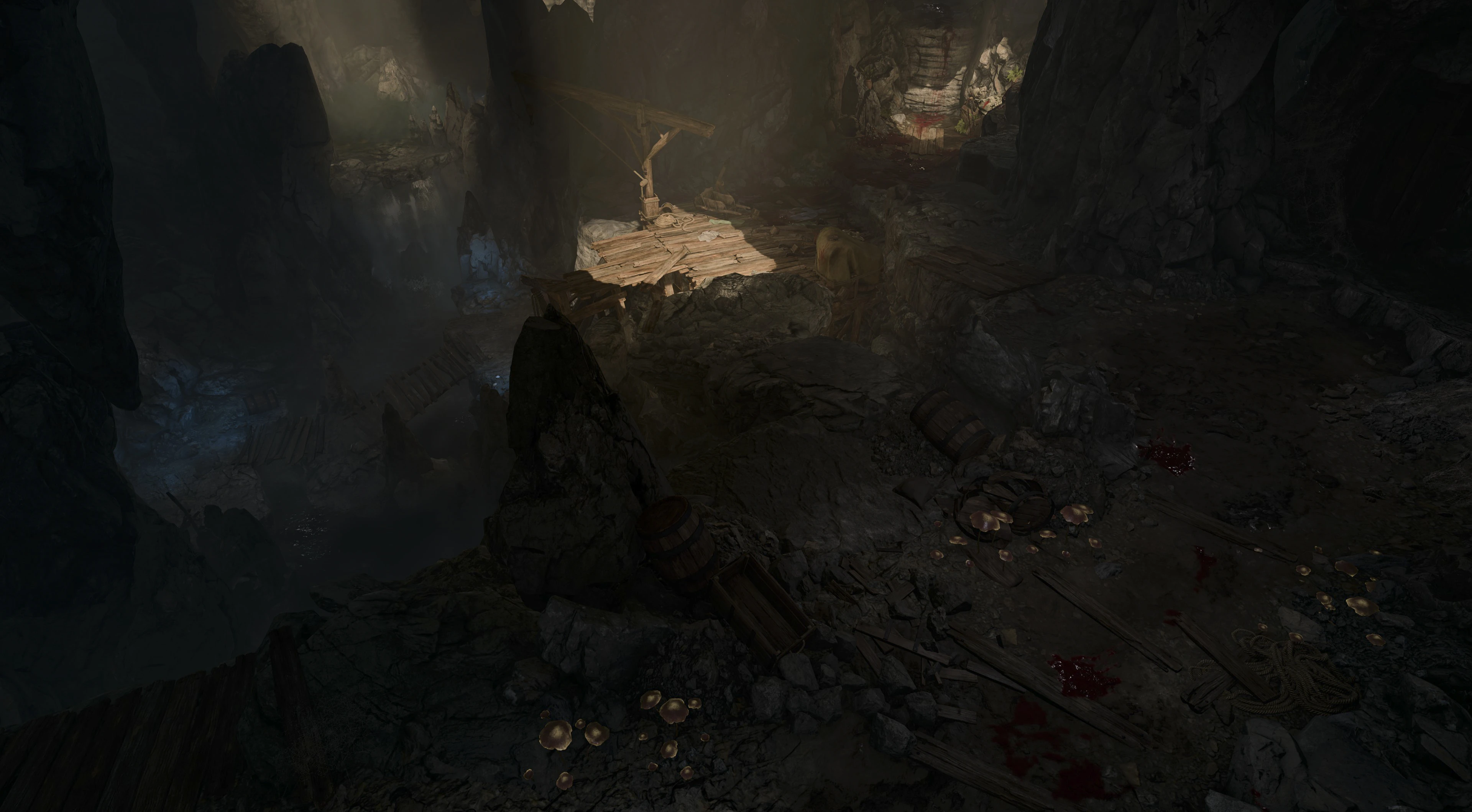 Пещеры под храмом