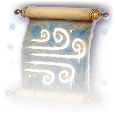 Scroll of Gust of Wind Faded