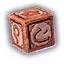 Игрушечный кубик 1 иконка