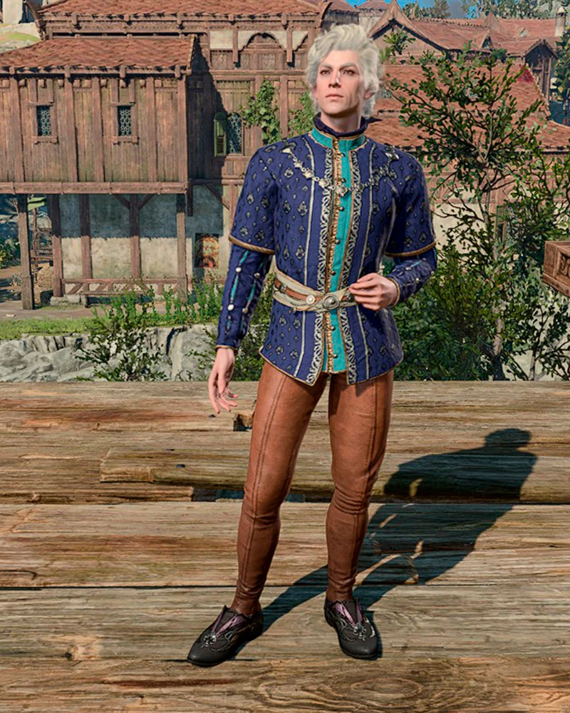 Изысканно скроенный наряд