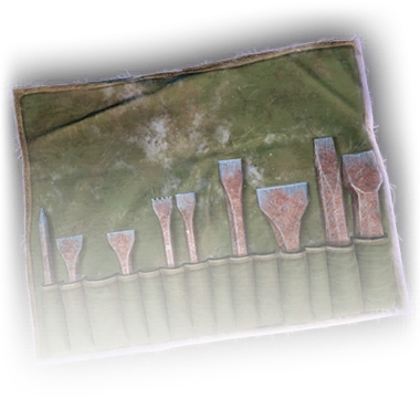 Потрепанный набор резцов