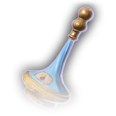 Baby Blue and Gold Dye Detail