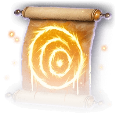 Scroll of Chromatic Orb Faded