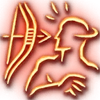 Иконка Действие Отвлекающий Удар (Дистанционный)