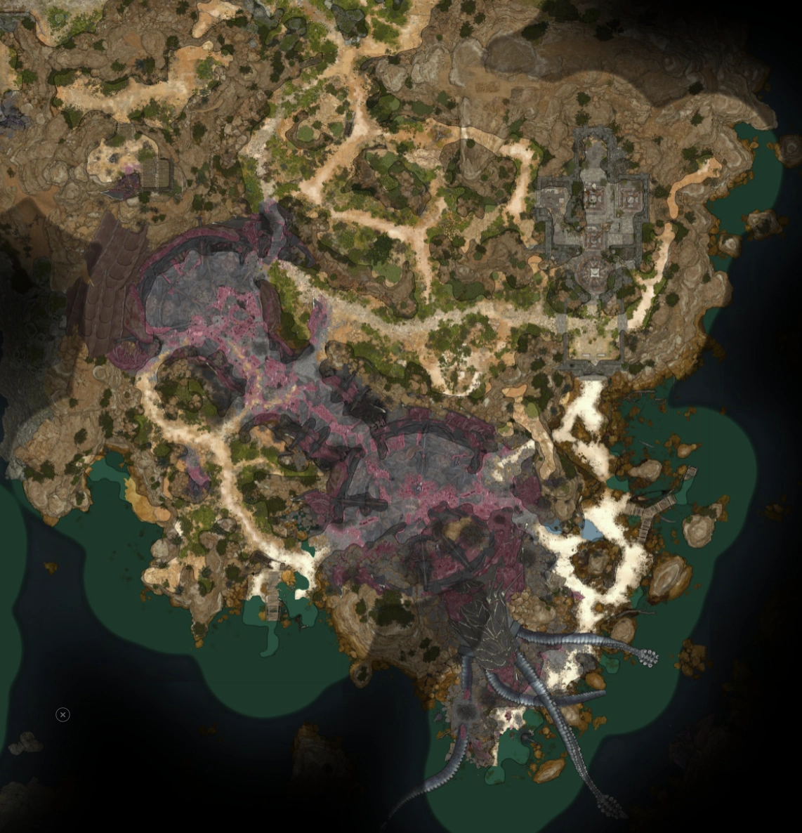 Карта Места крушения