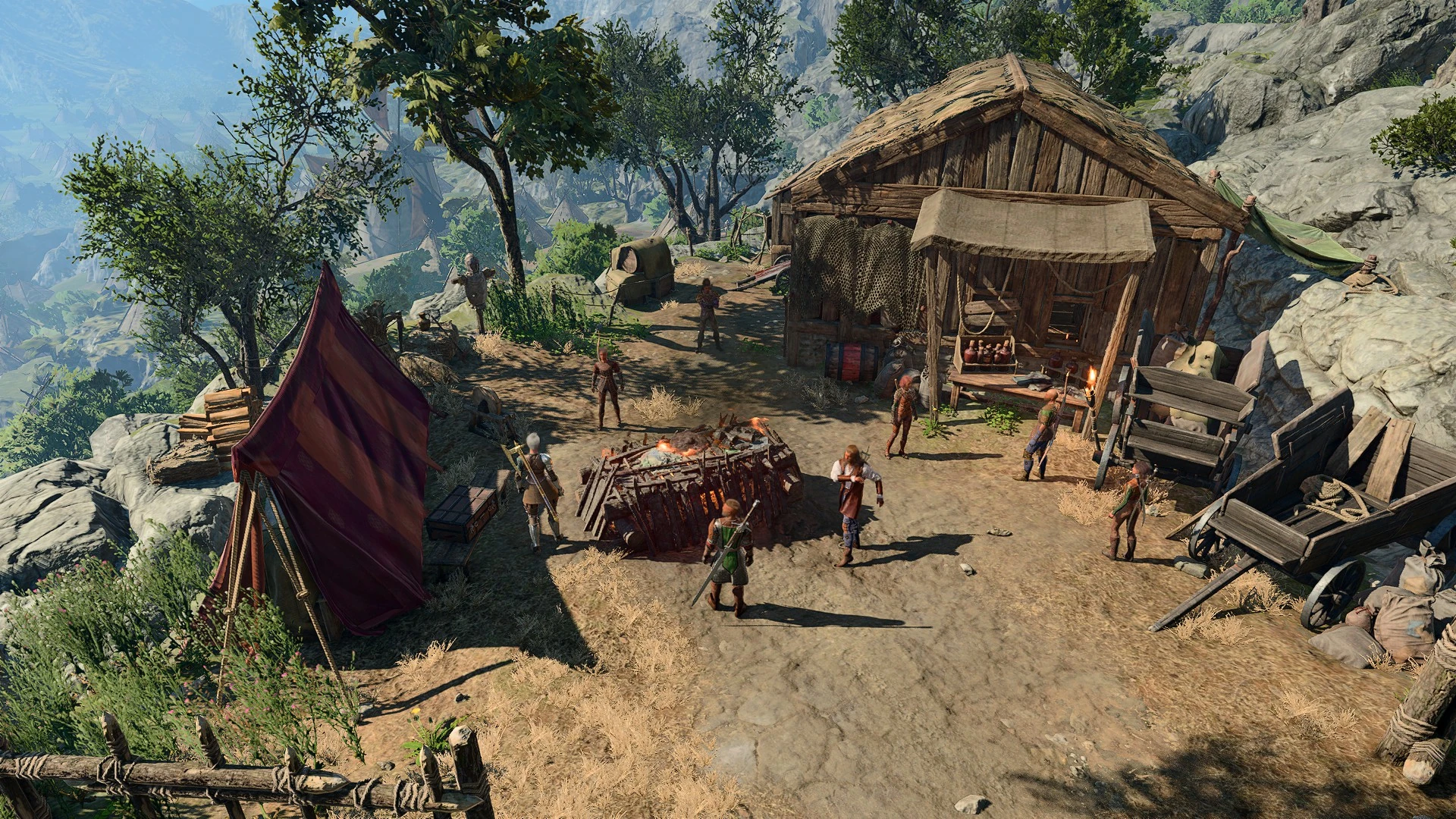 Лагерь гурцев2