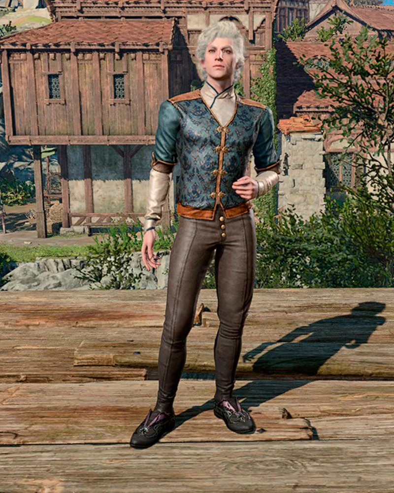 Торжественный синий наряд