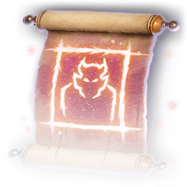 Scroll of Hold Monster Faded