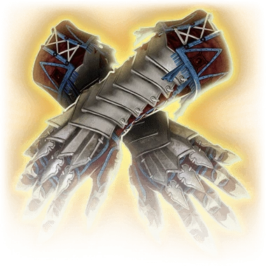 Gloves Scalemail A Faded