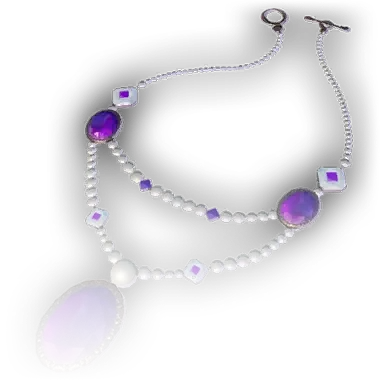 Amulet Necklace E Pearl A Faded