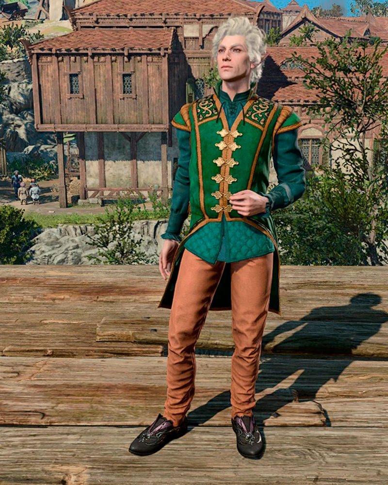 Вышитый наряд в стиле люстр