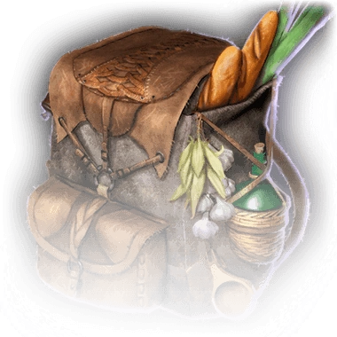 Тяжелая сумка с припасами