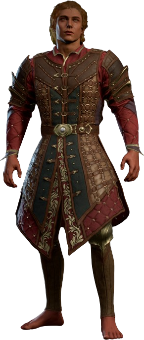 Ring Mail Armour +1 High Elf Front Model