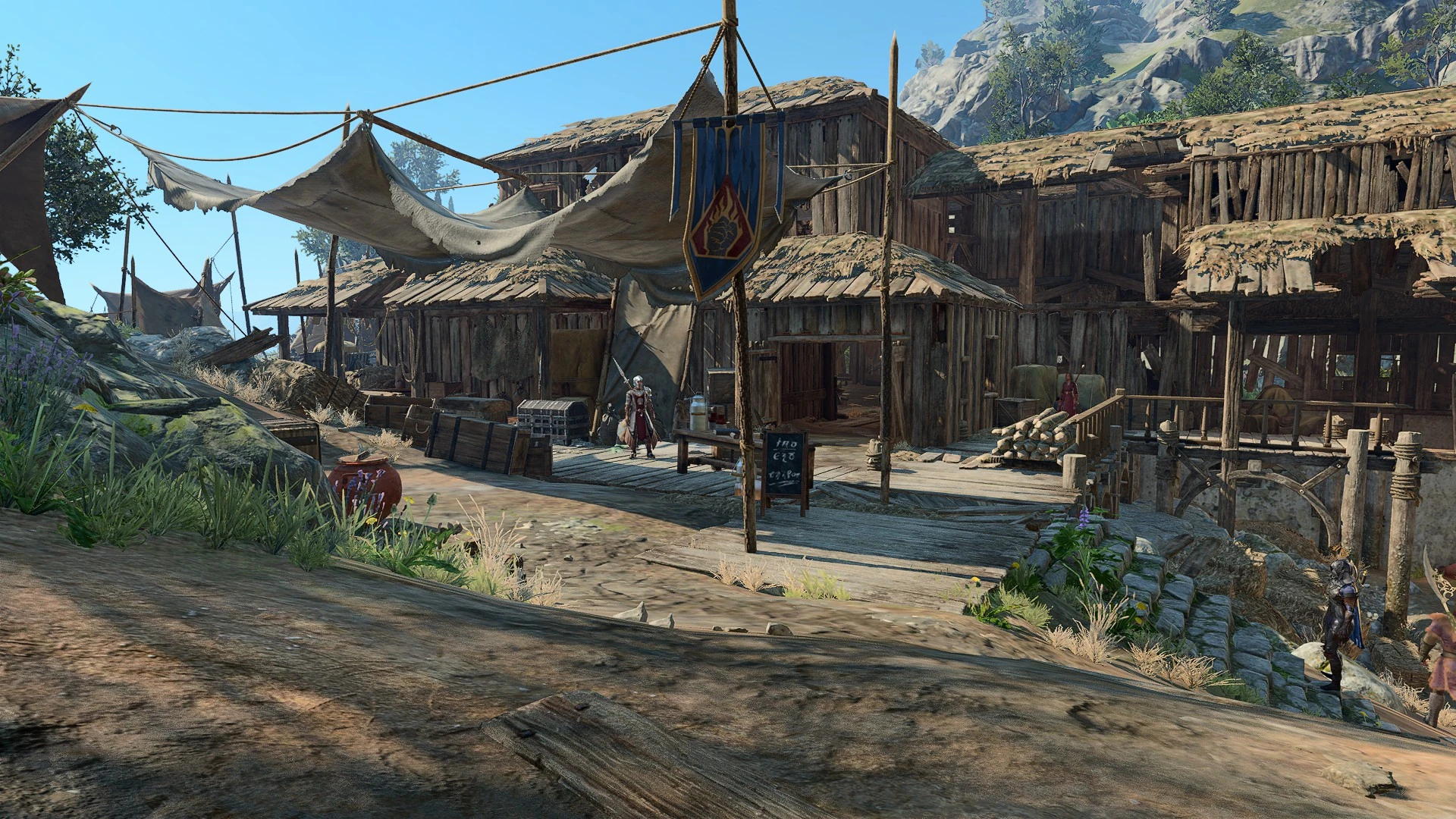 Реквизированный сарай и лагерь беженцев1