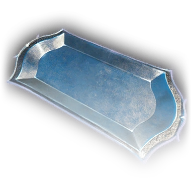 Серебряный поднос