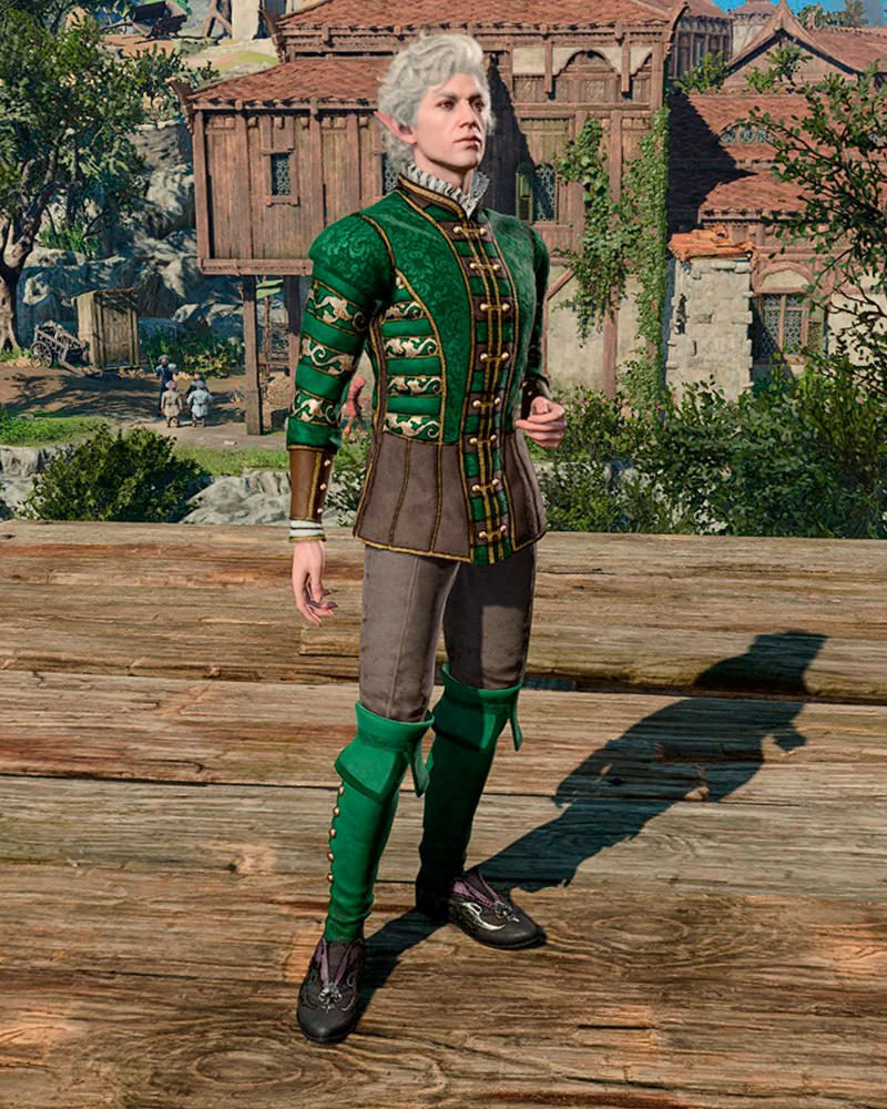 Великолепный зеленый наряд