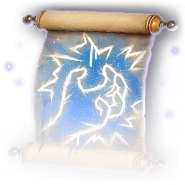 Scroll of Shocking Grasp Faded